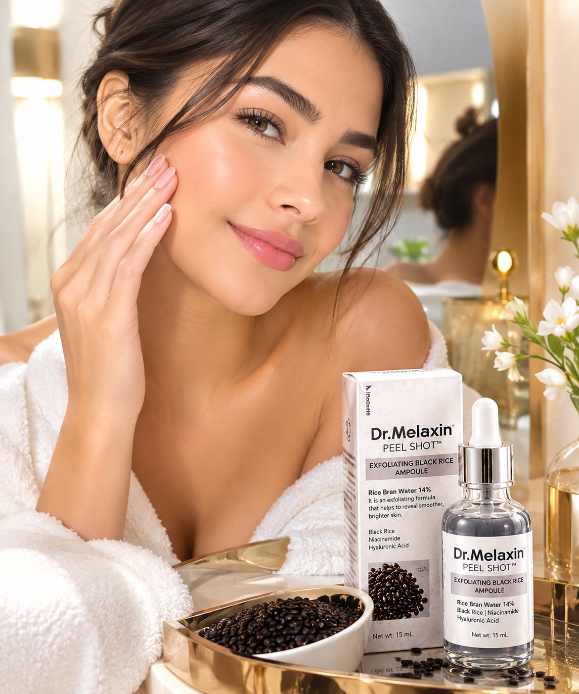 KIT MELAXIN (ACLARANTE + EXFOLIANTE ARROZ NUEVA FORMULA)